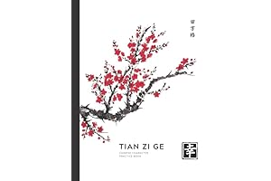 Tian Zi Ge Exercise Notebook | Chinese Writing Practice Book with Blank...