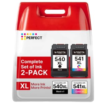 PG-540 XL CL-541 XL patronen für Canon druckerpatronen 540 541 Kompatibel Multipack Tintenpatrone für Pixma TS5150 MG3650 MG3600 MG4250 MX475 MX375 MX535 MG3150 patronen (1 Schwarz 1 Farbe)
