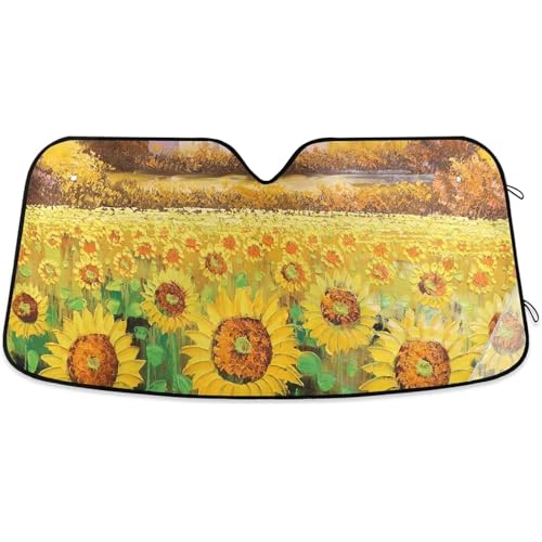 Frontscheibenabdeckung Von Sonnenblumen Flowerrs Field House Autoscheibenabdeckung Universal Windschutzscheibenabdeckung Faltbar Auto Windschutzscheiben Abdeckung Für SUV Wohnmobil S Frontscheibenabdeckung Von Sonnenblumen Flowerrs Field House Autoscheibenabdeckung Universal Windschutzscheibenabdeckung Faltbar Auto Windschutzscheiben Abdeckung Für SUV Wohnmobil S