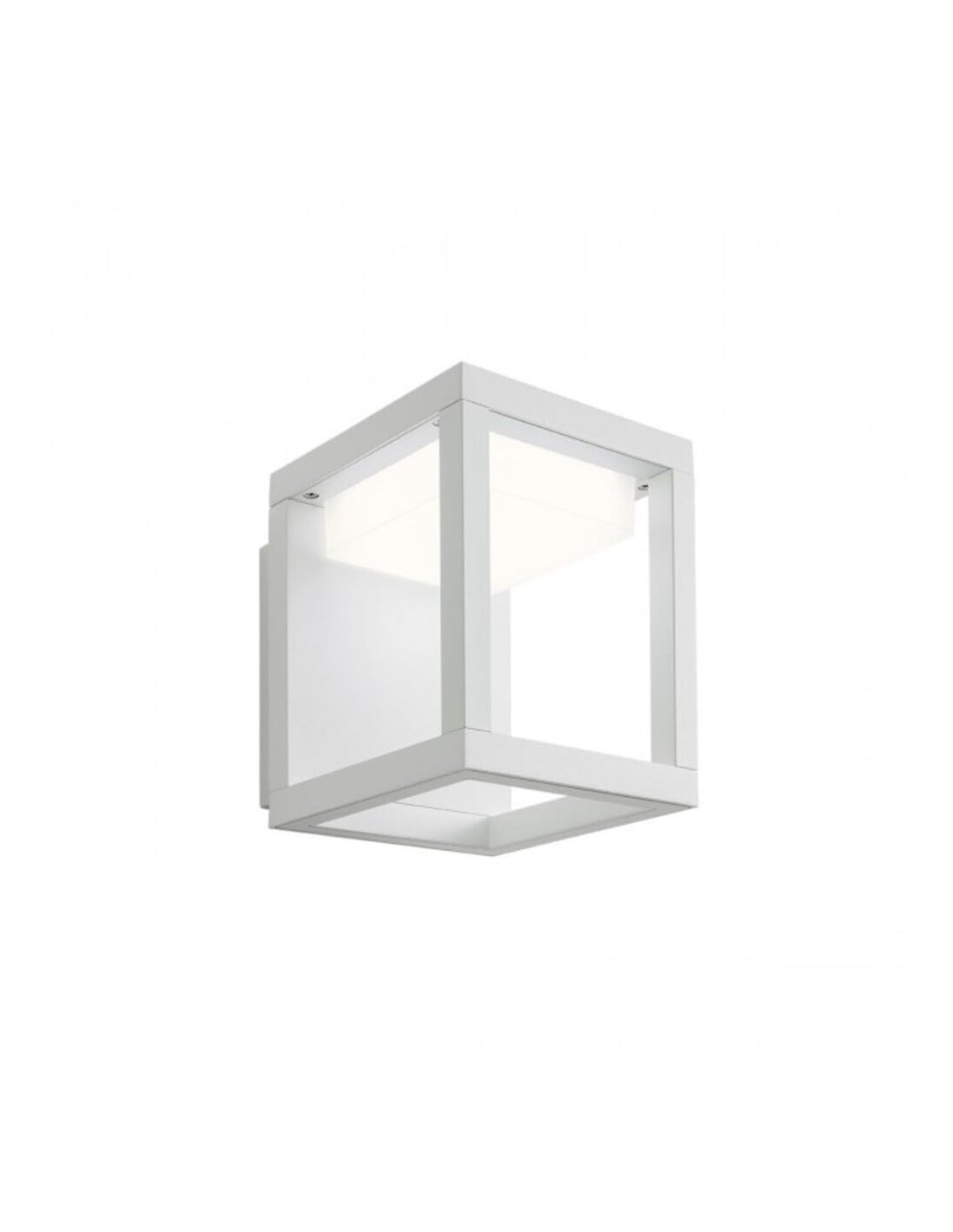 Generico Applique a led per esterno design moderno bianco per giardino, veranda RD- (Bianco - RD-0429)