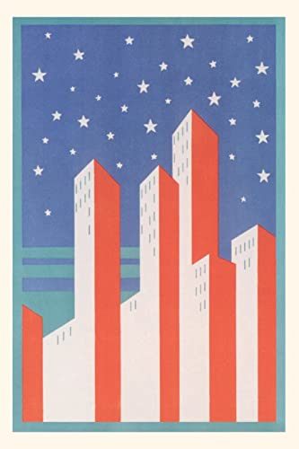 Vintage Journal Square Skyscrapers (Pocket Sized - Found Image Press Journals)