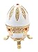 QIFU Mini Easter Egg Hand Painted Enamel Trinket Box Unique Gift for Family(QF208)