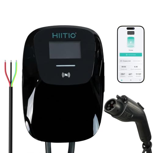 HIITIO EV Charger ETL Certified J1772 48A 240V Electric Car Charger Level 2 Electric Vehicle Charger for Home