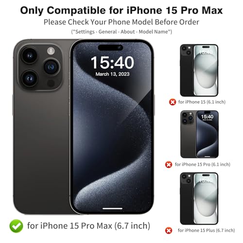ACOCOBUY per iPhone 15 Pro Max Custodia