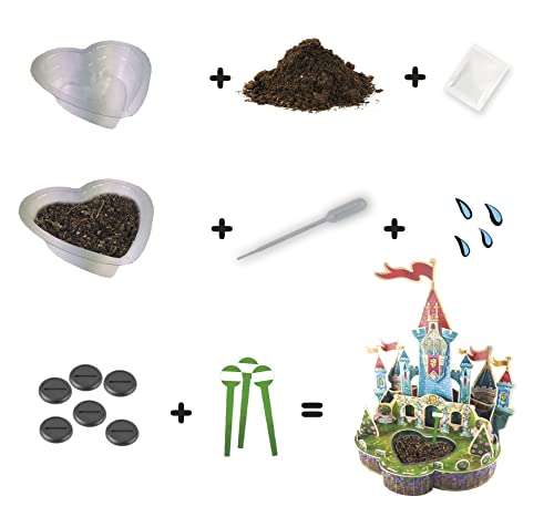 Educa 3D Dream Garden 2 en 1 Château | Construisez avec des pièces en Carton en Toute Couleur Ce Magnifique château et cultiver Votre Propane Jardin à la Maison | A partir de 19468 - vue 7