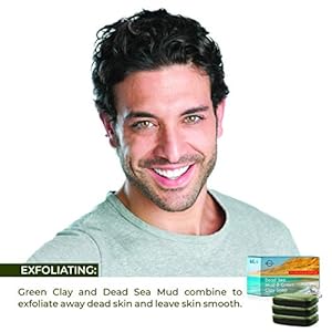 Onaturals3pcsdeadseasaltmudclaynaturalbarsoaphelpsacneproneskinscalpexfoliatororganicvegandeadseamudsoapnaturalsoapformenwomen4oz Urban Country Home Decor O naturals 3pcs dead sea salt mud clay natural bar soap helps acne prone skin scalp exfoliator organic vegan dead sea mud soap natural soap for men women 4 oz urban country home decor