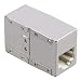 Produktbild Hama CAT-6 Netzwerkadapter (Netzwerk-Kupplung mit 2x Modular 8p8c (RJ45)-Buchse, zur Verlängerung von LAN-/Ethernet-Kabeln, Metallgehäuse, abgeschirmt, Patchkabel-Verbinder, Modular-Kupplung)