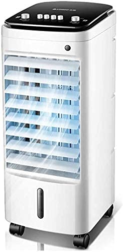 MSHGSKU Air Cooler Evaporative Home Leafless Fan Air Cooler Portable Air Conditioning Unit 65W Household energy-saving cooling fan (Color : With Remote Control)