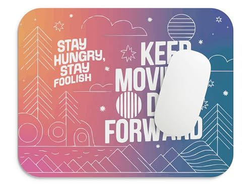 Blackmoor Gaming Mouse Pad 9×7 Inch – Ergonomic Smooth Surface, Non-Slip Rubber Base, Print Mouse Mat for Gamers, Students & Office – Motivational Quotes