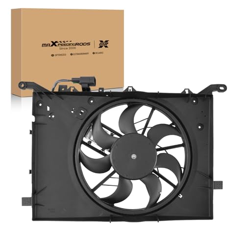 Image of maXpeedingrods Cooling Fans Assembly 306805128 for Volvo S60 2004-2005, S80 2004-2006, V70 2004-2007 30645148 VO3115115
