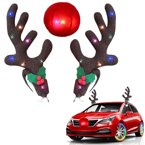 Rentier Auto,Weihnachten Auto Rentier...