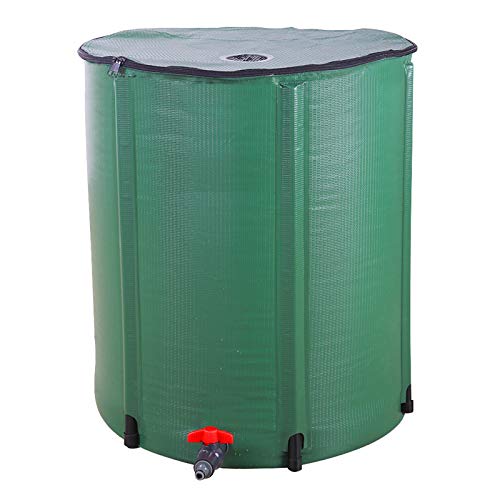 Baril de pluie portable pliable 50 gallons pour arroser sans gaspiller l'eau du robinet