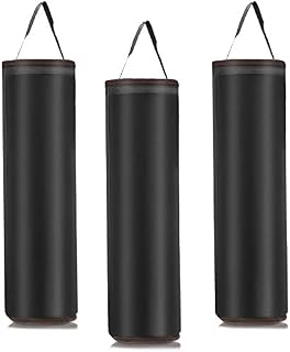 3 Pieces Plastic Bag Holder Folding Hanging Storage Grocery Bag Trash Bags Holder Organizer