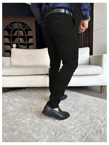 SOLY HUX Men's Dress Pants Classic Fit Stretchy Formal Business Work Suit Pants2