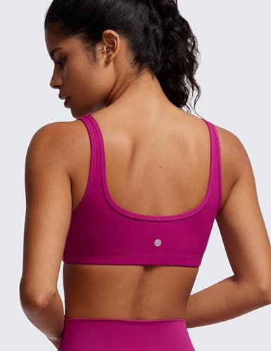 Image of CRZ YOGA Butterluxe Mini Sports Bras | Light Support, Removable Pads, Yoga, Extremely Soft, U Back, Scoop Neck, for Women