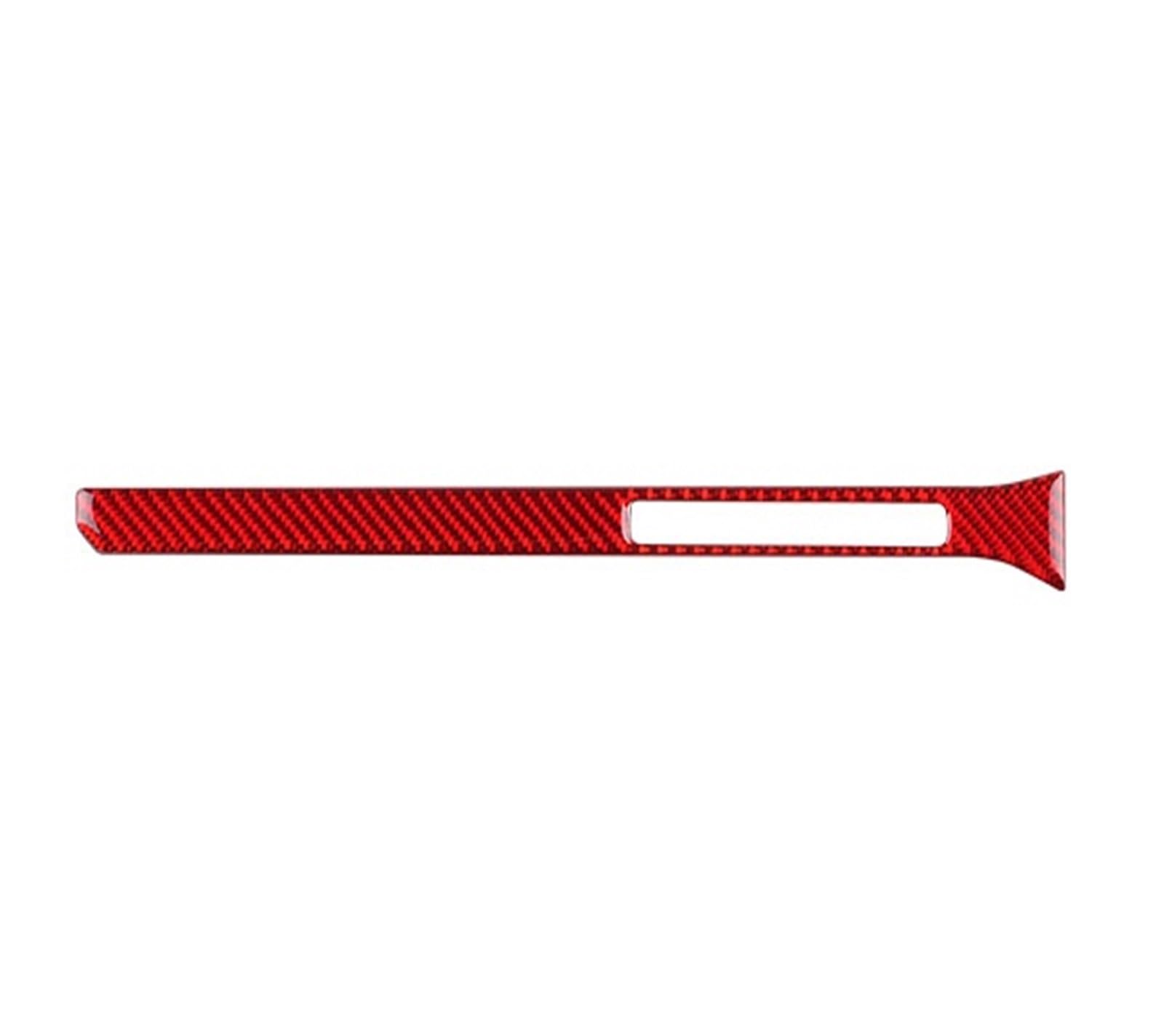 Interior Trim for Mustang GT for Dark for Horse for EcoBoost 2024 2025 2026 LHD RHD Center Console AC Outlet Trim Sticker Cover Trim Sticker(Type A for LHD Red)