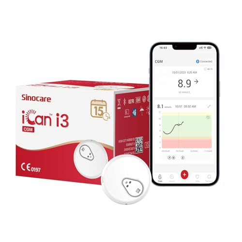 iCan i3 CGM Monitor Continuo Glucosa 1 PS