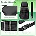 Tool Organizer Pouch with Belt, Multi-Pocket Tool Carrier for Electricians, Carpenters, Plumbers