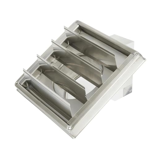 Grille de ventilation 100mm en acier inoxydable durable pour mur