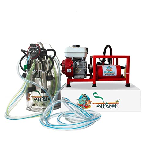 GODHAN GS-200Oil with 6.5HP Petrol Engine(15 to 20 Cows and ...
