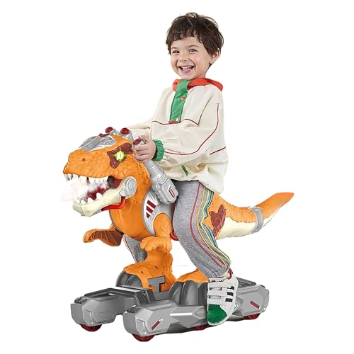 Dinosaur Ride-On Scooter for Toddlers – Electric Push & Ride