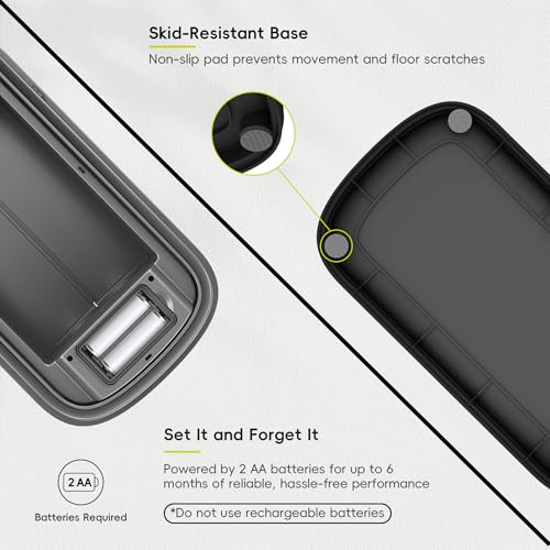 Image of EKO Astro Slim Sensor Trash Can, 10L / 2.6 Gallon Touchless Garbage Bin with Soft-Close Retractable Wing Lid, Motion Sensor Stainless Steel Trash Can for Bathroom, Kitchen and Office, Waterproof