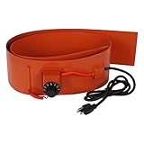 Drum Pail Heater 55-Gallon YSJWAER - Heat Pad Silicone Barrel Band Warmer 120V 30℃~150℃ 5inch