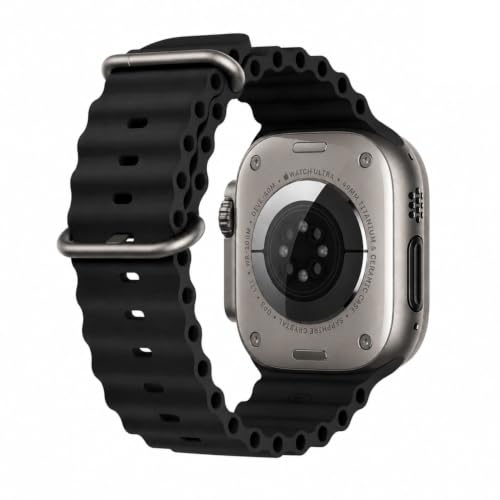 Image of T800 Smart Watch with 1.99 Inch Display Bluetooth Calling, BLACK, BLACK