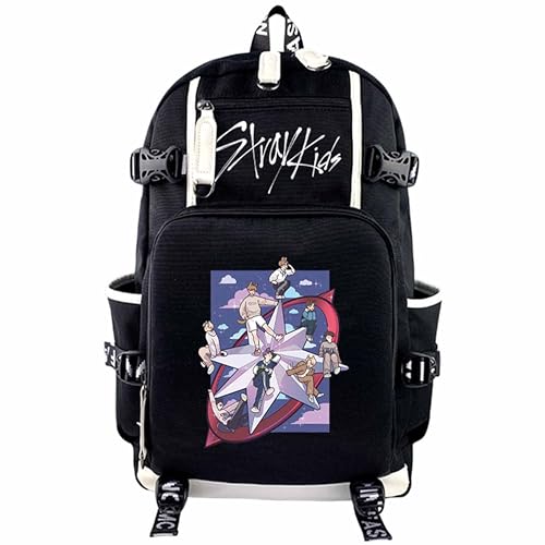 Sac à dos d'écolier 46x35x14cm grand volume avec espace ordinateur