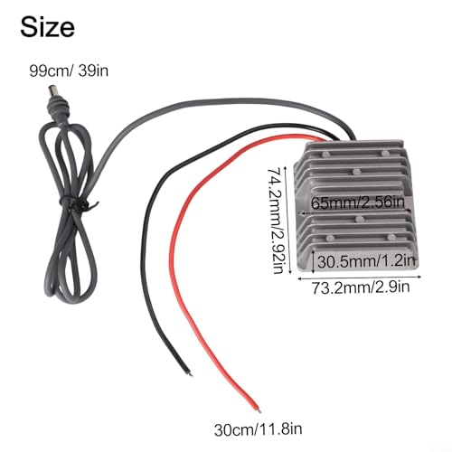Convertidor 12V 24V a 57V para Starlink Mini en caja de aluminio 5