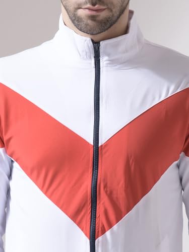 Image of OFF LIMITS Men's NSL CHEV Full Zipper Running Sports Tracksuits