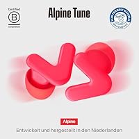 Alpine Tune Ohrstöpsel für Konzerte und Musik, Festival Ohrstöpsel mit Schalldämpfung, Hifi Klangqualität, 19dB Gehörschutz mit Klarem Klang, 4 Größen, Festivals, Partys, Raves & Clubs, Neon Rosa – Ansicht 9