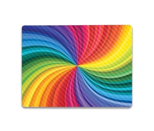 Image of MightySkins Carbon Fiber Skin Compatible with Microsoft Surface Laptop Go 3 (2023) Full Wrap Kit - Color Swirl | Protective, Durable Textured Carbon Fiber Finish | Made in The USA
