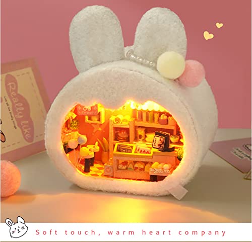 Montidey ZQ05263569 Miniature Dollhouse Kit Diy Wooden Dolls House,Tiny House Kit With Furniture, Great Handmade Crafts Gift For Birthday Valentine'S Day thumb #1