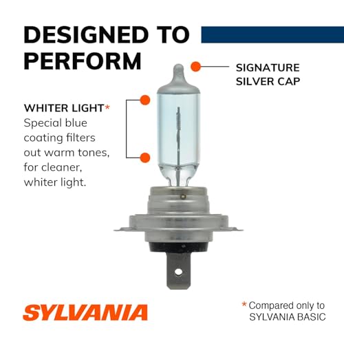 image for SYLVANIA - H7 SilverStar - High Performance Halogen Headlight Bulb, Hi