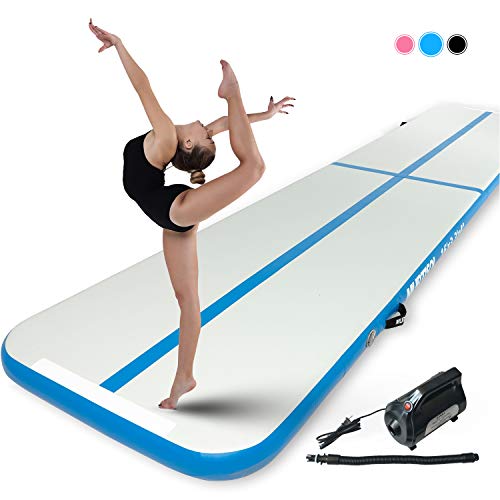 Murtisol 10ft Inflatable Gymnastics Training Mats Tumbling Mats 4 Inch Thickness for Home