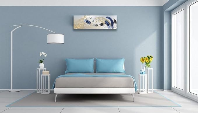 Image of Polyester Printed Air Conditioning Dust Cover Folding Designer Ac Cover For Indoor Split Ac 1.5 Ton (97X 31X 21 Cm ) (Butterflies)