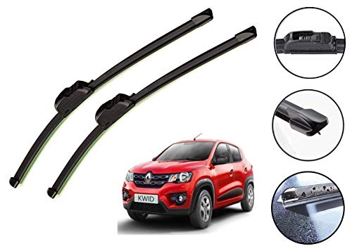 Image of Auto Hub Car Wiper Blades Compatibility With Renault Kwid - Set of 1 (D-24)