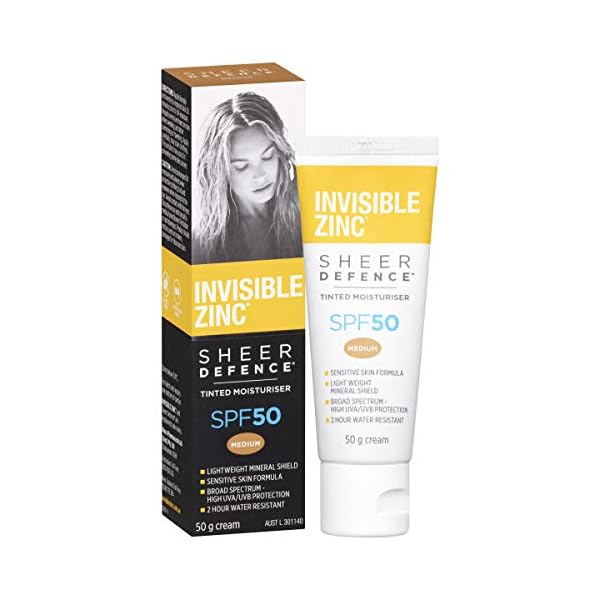 Invisible-Zinc-Sheer-Defence-Moisturizer-SPF-50-Daily-Moisturizer-With-Sun-Protection-To-Prevent-Appearance-Of-Premature-Aging-Caused-By-Harmful-UV-Rays-50g Invisible Zinc Sheer Defence Moisturizer SPF 50 - Daily Moisturizer With Sun Protection To Prevent Appearance Of Premature Aging Caused By Harmful UV Rays - 50g