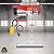 880lbs Lift Electric Hoist with 328ft Remote Control, 110V Electric Winch with Wireless Remote Control & Single/Double Slings, 2-in-1 Automatic Lift Electric Cable Hoist for Garage, Shop, Hotel, Home