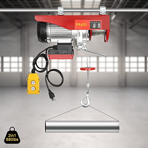 Polipasto eléctrico de 880 lbs con control remoto inalámbrico miniatura 3