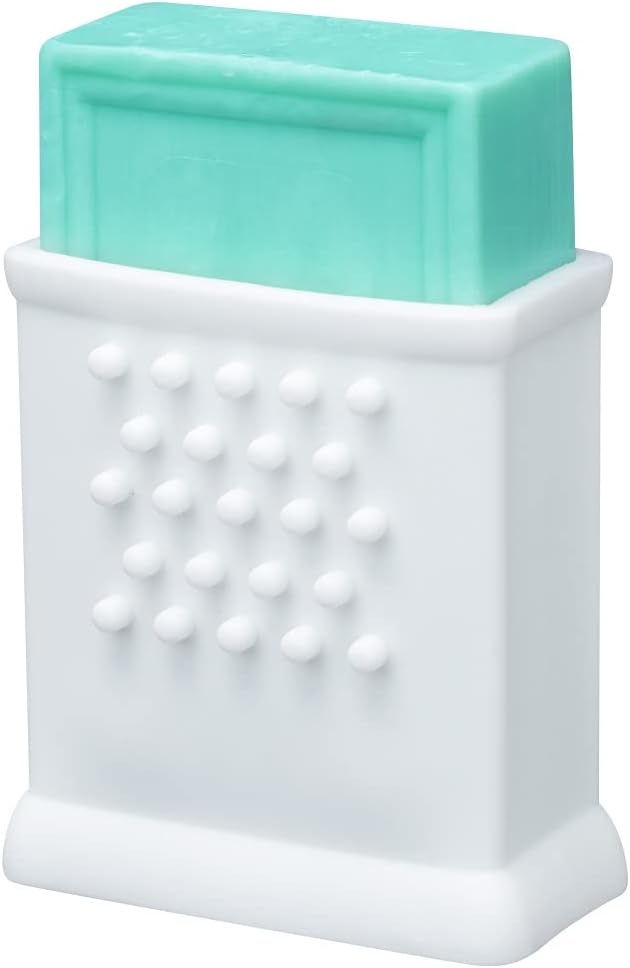 Skater SHB1-A Silicone Laundry Soap Case with Washing Brush