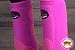 HILASON Pink Large Horse Medicine Sports Boots Rear Hind Leg