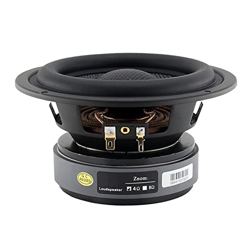 KNOKR 5.25C`TuE[t@[Xs[J[I[fBI4 8I[60WE[t@[ύXfB[vx[XubNVFtXs[J[ DIY.z[VA^[ ubNVFtXs[J[ (Color : 4 Ohm Speaker, Woofer Size/Fu