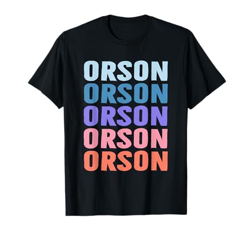 Photo de Cadeau amusant Orson Prénom personnalisé T-Shirt