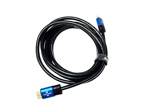 Image of Talyon 4K HDMI Cable, High Speed with Mirror and Extended Mode Support, Black and Blue