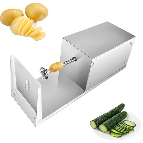 Cortadora eléctrica de espiral para papas y vegetales