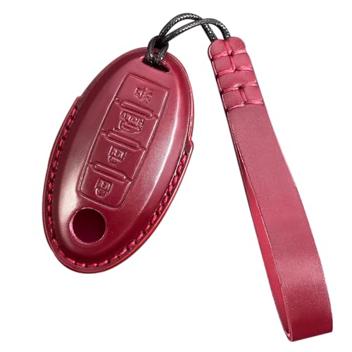 Étui clé Nissan en cuir véritable chic pour protéger votre télécommande Altima Pathfinder