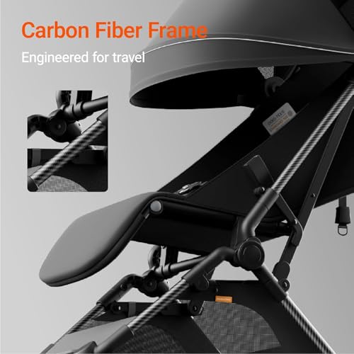 image for MAMAZING Ultra Air Lightweight Baby Travel Stroller with Carbon Fiber 