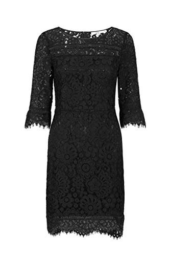Steps Maddison - Vestido para mujer Negro 48